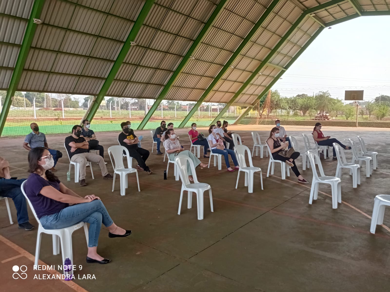 Reunião entre a equipe da reitoria do IFMS e servidores do Campus Dourados