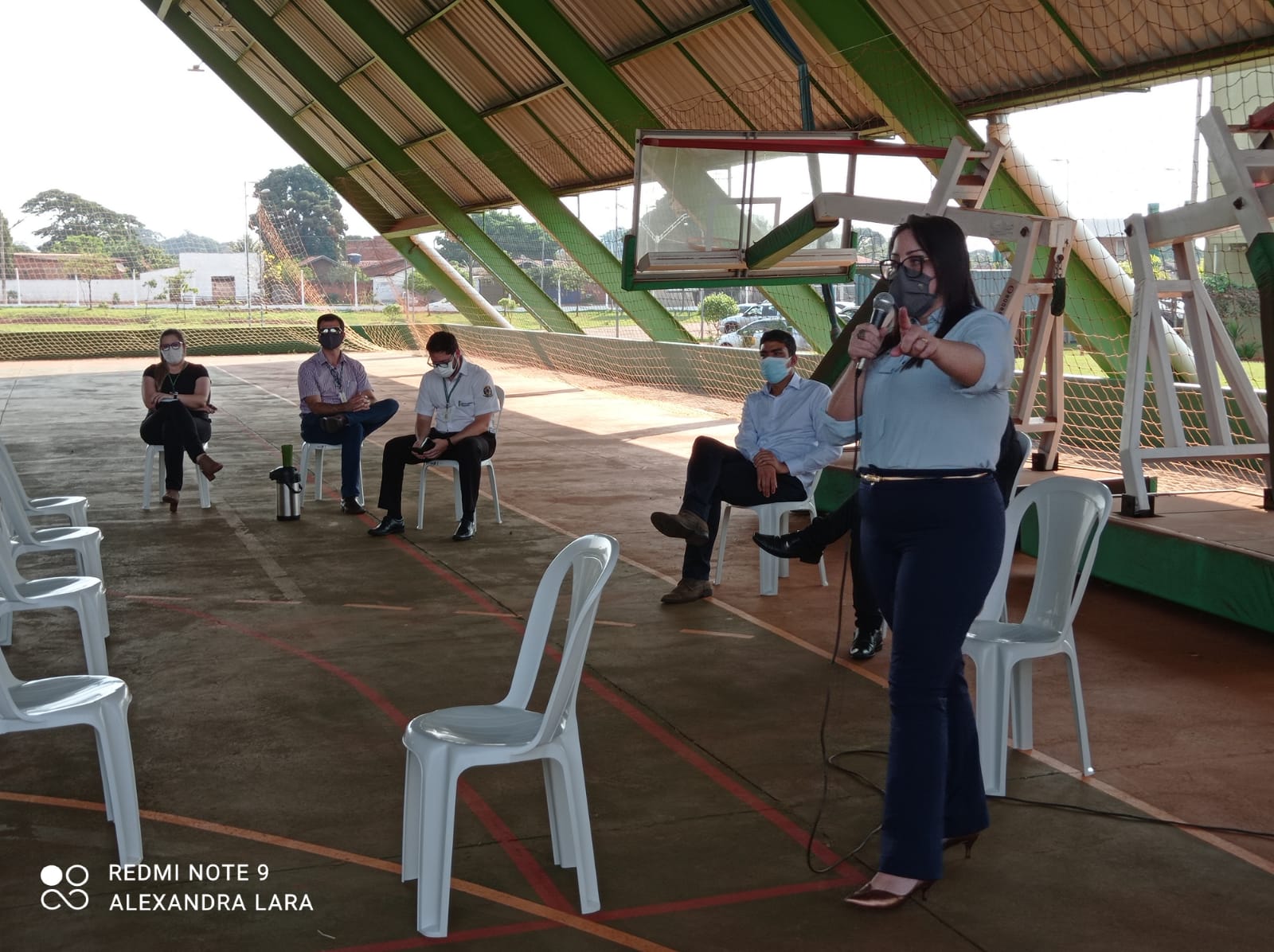 Reunião entre a equipe da Reitoria do IFMS e servidores